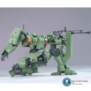 1/144 HG MSJ-06II-A Tieren Ground Type (2007) (Action Pose Side View)