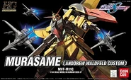 1/144 HG SEED "MVF-M11C Murasame Andrew Waltfeld Custom" (2005): box art