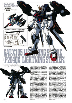 GAT-X105+P204QX Lightning Strike Gundam | The Gundam Wiki