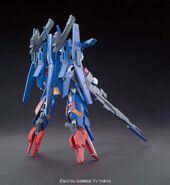 HGBF 1/144 ZZII (MS Mode, rear)