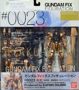 Gundam Fix Figuration (GFF) #0023 "MSN-00100 Hyaku Shiki / FA-100S Full Armor Hyaku Shiki Kai" figure set (2004): package front view