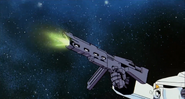 Firing Geara Doga's Beam Machine Gun