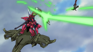 Aegis Gundam Shield Blocking Beams 01 (SEED HD Ep29)