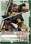 Dom Funf as featured in Gundam War card game