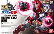 HG 1/144 Gundam AGE-1T Titus (2011): box art