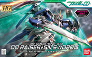 HG00 1/144 GN-0000+GNR-010 00 Raiser + GN Sword III (2009): box art