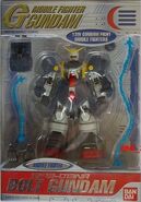 Mobile Suit in Action (MSiA / MIA) "GF13-013NR Bolt Gundam" (Asian release; 2002): package front view.