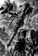 With Jestas in Vol. 6 of Gundam Unicorn Novel