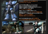 Information from Mobile Suit Gundam: Battle Operation