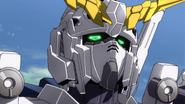 Unicorn Gundam Deactivated Head Close-Up 01 (Unicorn OVA Ep4)