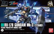 HGUC 1/144 RX-178 Gundam Mk-II [Titans] (Revive Ver.) (2015): box art