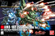 1/144 HGUC AMX-102 Zssa [Unicorn Ver.] (2014): box art