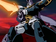 Shooting machine gun