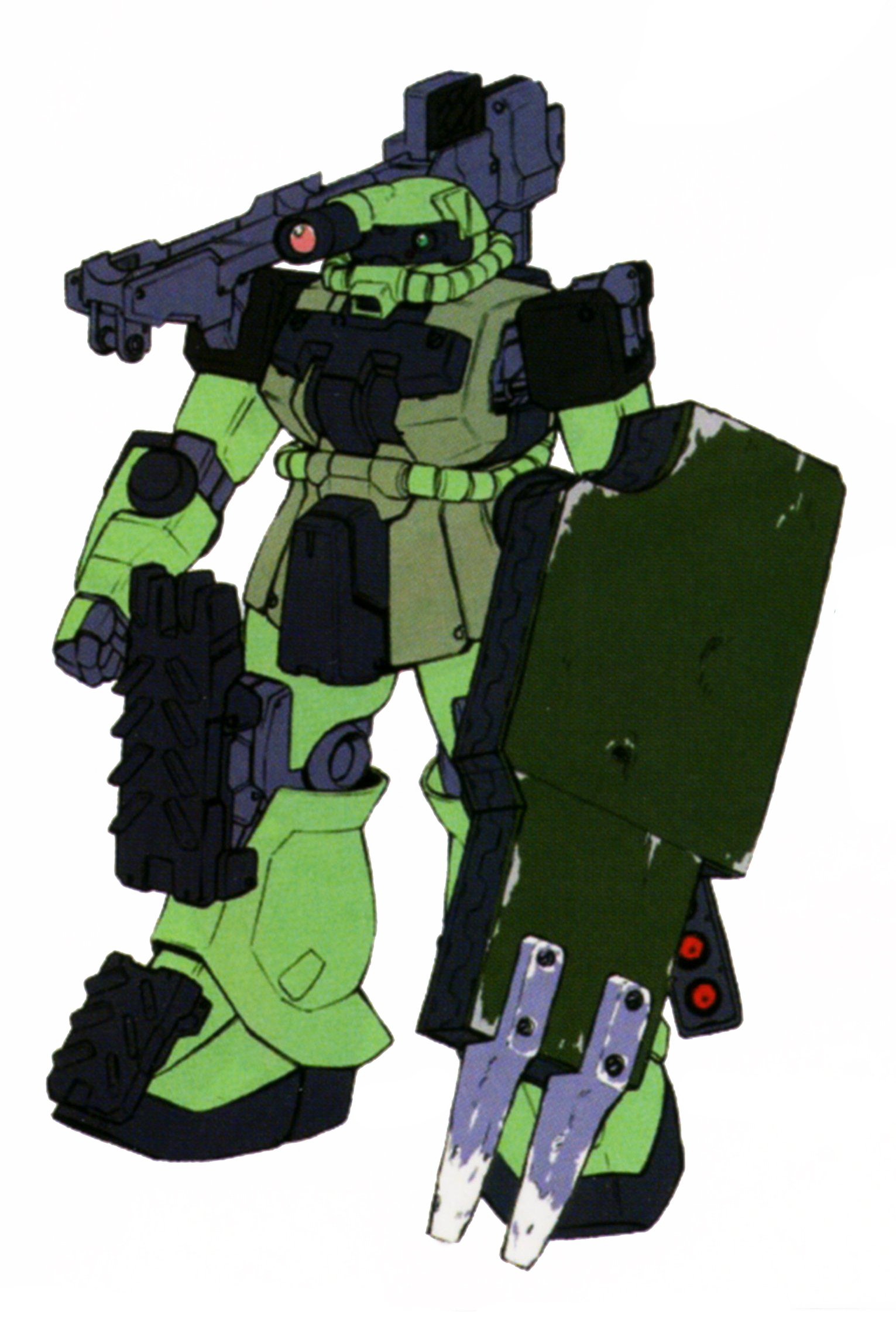 Ms 06f Zaku Ii Gunner The Gundam Wiki Fandom
