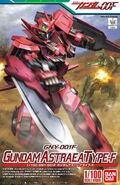 1/100 Gundam Astraea Type F (2008): box art (Type F2 parts included)