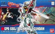 HGGB 1/144 GPB-X80J Beginning J Gundam (2011): box art