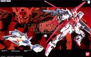 Skygrasper as part of 1/60 PG "MBF-02+AQM/E-X01 Aile Strike Rouge + FX-550 Skygrasper" (2005): box art