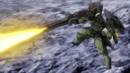Firing Mega Cannon in Normal Mode