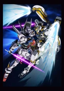 Vs. RX-78AN-01 Gundam AN-01 "Tristan" (Promotional art for Mobile Suit Gundam Twilight Axis- Red Blur and Mobile Suit Gundam Thunderbolt: Bandit Flower)