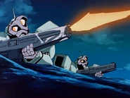 Firing 90mm Machine Gun (Standard Colors)
