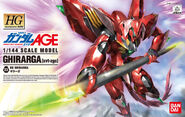 HGAGE 1/144 xvt-zgc Ghirarga (2012): box art