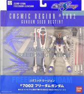 Cosmic Region (CR) #7002 "ZGMF-X10A Freedom Gundam" (2005): package front view