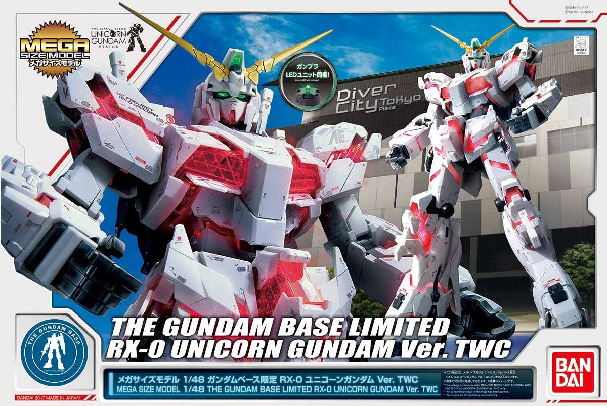 BANDAI 1/48 MEGA SIZE Gundam Color Clear The Art of Gundam scale model kit