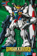 1/100 HGGX GX-9900-DV Gundam X Divider (1996): box art