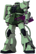 MS-06F Zaku II (Rivet Acker Unit; from U.C. 0096: Last Sun)