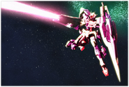 GN-0000GNHW/7SG 00 Gundam Seven Sword/G utilising Trans-Am system