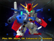 Enhanced ZZ Gundam as featured in SD Gundam Capsule Fighter Online (SDGO)