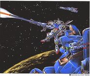 Observing F90II-L Gundam F90II Long Range Type