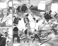 Cancer Kafka on the down left as seen on ∀ Gundam (Manga 2)