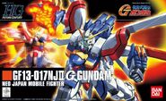 HGFC 1/144 GF13-017NJII G Gundam (2010): box art