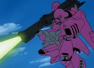 Firing Multi-Bazooka in MS Mode