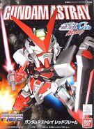 SD Gundam BB Senshi "MBF-P02 Gundam Astray Red Frame" (2003): box art