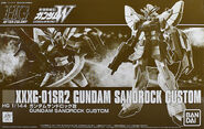 HGAC 1/144 XXXG-01SR2 Gundam Sandrock Custom (P-Bandai exclusive; 2021): box art