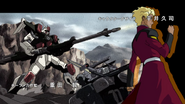 Dearka & Buster Gundam in first opening of Mobile Suit Gundam SEED