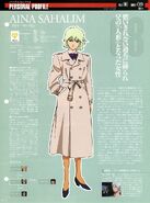 Aina Sahalin: Character File (1) (Gundam Perfect File, Issue 18, Pg 11)