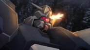 Firing Vulcan Gun (Gundam Narrative)