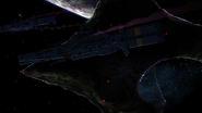 Retreating from Solomon with damaged Light Cannons