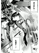 Close up of Vagan Gear Sid in Mobile Suit Gundam AGE: Final Evolution