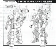 THUDNERBOLTGuncannonAqua Ground Yasuo Ohtagaki Design Comments.jpg (323 KB) Ground Type: Front & rear linearts by Yasuo Ohtagaki