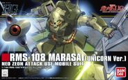 1/144 HGUC RMS-108 Marasai [Unicorn Ver.] (2012): box art