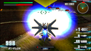 Twin Satellite Cannon Burst in Gundam VS Gundam NEXT PLUS