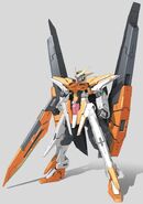 GN-011 Gundam Harute (Front) CG by Zefai