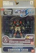 MSiA / MIA "GAT-X103 Buster Gundam" (Hong Kong release; 2004): package front view.