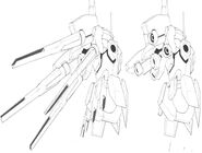 Reborns Gundam/Reborns Cannon - Fin Fangs/Verniers