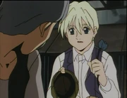 Quatre helps an old man.