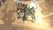 Kyrios and Dynames being bombarded by missiles.